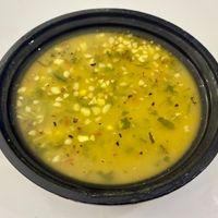 Veg Saffron Lentil Soup  at Namaste Vegan  in Dubai