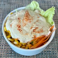 Hummus bowl at La Cruise Restaurant in Dubai