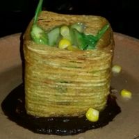 vegetables in a box at The Gadarene Swine in Studio City