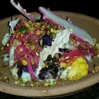 blackened cauliflower  at The Gadarene Swine in Studio City