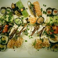 Sushi platter at SHU AKA in Funchal