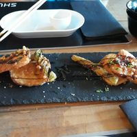 Vegetable tempura, part 2/4 of the set vegan menu (€20) at SHU AKA in Funchal