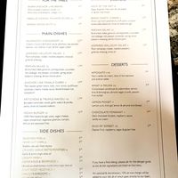 June 2026 menu  at The Anchor Line in Glasgow