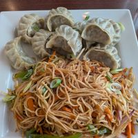 Momo and Hakka combo at Namche Kitchen in Ottawa