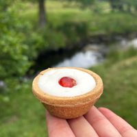 Vegan Bakewell tart at Peveril Stores & Bakery  in Hope Valley