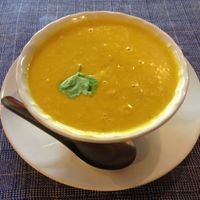 Pumpkin soup @ May Kaidee, Chiang Mai at May Kaidee Chiang Mai in Chiang Mai