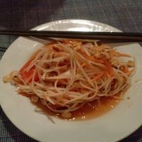 papaya salad at May Kaidee Chiang Mai in Chiang Mai