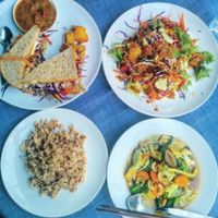 all of this for only 200B!  at May Kaidee Chiang Mai in Chiang Mai