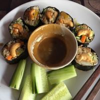 Sushi roll  at May Kaidee Chiang Mai in Chiang Mai