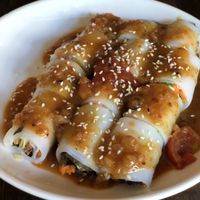 Fresh spring rolls  at May Kaidee Chiang Mai in Chiang Mai