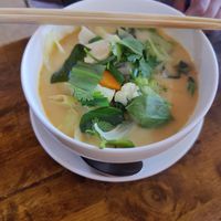 Tom Yam soup at May Kaidee Chiang Mai in Chiang Mai