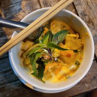 Red curry at May Kaidee Chiang Mai in Chiang Mai