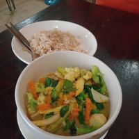 Green curry at May Kaidee Chiang Mai in Chiang Mai