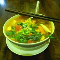 Tom yum soup at May Kaidee Chiang Mai in Chiang Mai