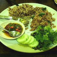 Vegan sausage at May Kaidee Chiang Mai in Chiang Mai