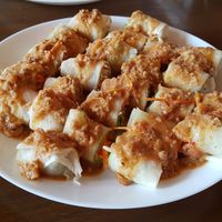 Fresh spring rolls at May Kaidee Chiang Mai in Chiang Mai