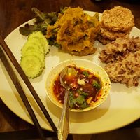 Pumpkin hummus at May Kaidee Chiang Mai in Chiang Mai