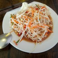 Papaya salad at May Kaidee Chiang Mai in Chiang Mai
