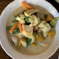 Green curry at May Kaidee Chiang Mai in Chiang Mai