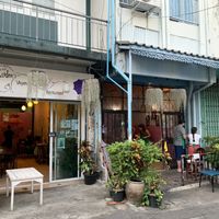 Restaurant left and cooking course right at May Kaidee Chiang Mai in Chiang Mai