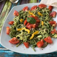 cucumber spaghetti  at Barfood in Kaufbeuren