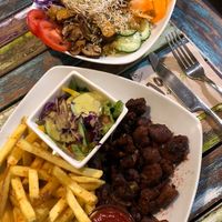 Rainbow-Bowl und Gyros  #Veganuary at Barfood in Kaufbeuren