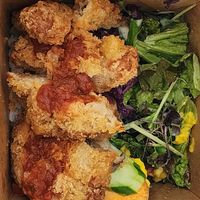 Buddha bowl(box) to takeout 1100 at lil Mill in Kyoto