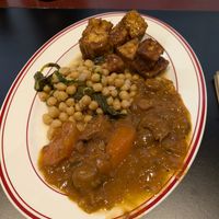 Tofu, chickpeas, and mushroom at Smith & Deli CBD in Melbourne