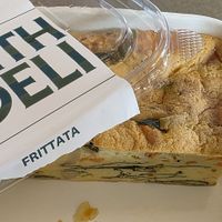 Frittata was just ok - bit bland and tasted of chickpea flavour. at Smith & Deli CBD in Melbourne