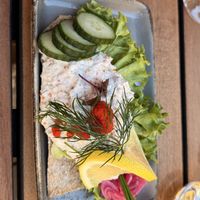 Vegan skagen   at Sandhamns Värdshus in Sandhamn