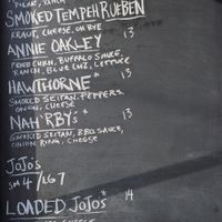 menu at Skidbladnir in Portland