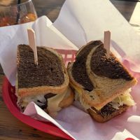 Smoked tempeh Reuben  at Skidbladnir in Portland