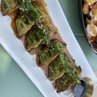 Vegan gyozas  at L'Ombu Bistro S.I 🌳🌴 in Catalunya