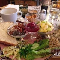 Big breakfast plate at Cafe Valentin in Berlin