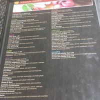 vegan menu at Amazing Thailand in Minneapolis