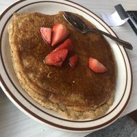 Strawberry pancakes   at The Bad Waitress in Minneapolis