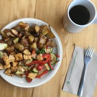 Tofu scramble hash at The Bad Waitress in Minneapolis