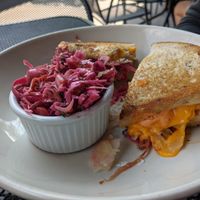 Vegan Reuben (minus a few bites) at French Meadow Bakery & Cafe in St Paul