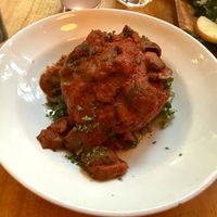Polenta cake at Piattino in Portland