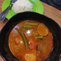 'fish' curry at Gold Lotus Vegetarian Restaurant in Penang