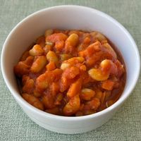 White bean cassoulet  at Liwan Restaurant in Dubai