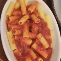 Kids pasta at Two Steeples in Wigston