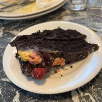 Super rich vegan chocolate cake   at Midnight Espresso in Wellington
