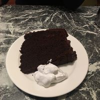 Huge vegan cake at Midnight Espresso in Wellington