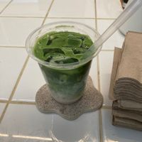 Iced matcha latte at Koké in New York City