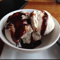 coconut ice cream  at Picazzo's Healthy Italian Kitchen in Scottsdale