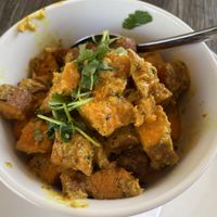 Curry sweet potato appetizer  at Picazzo's Healthy Italian Kitchen in Scottsdale