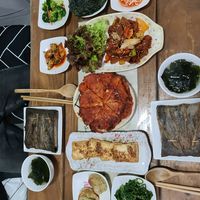 Menu for 2 at Dajeon Cafe in Busan