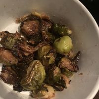 brussel side dish! salty and oily but good flavor! at Flower Child - 44th in Phoenix