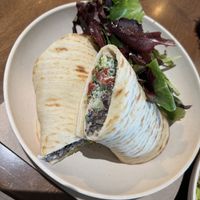 Black bean falafel wrap   at Flower Child - 44th in Phoenix